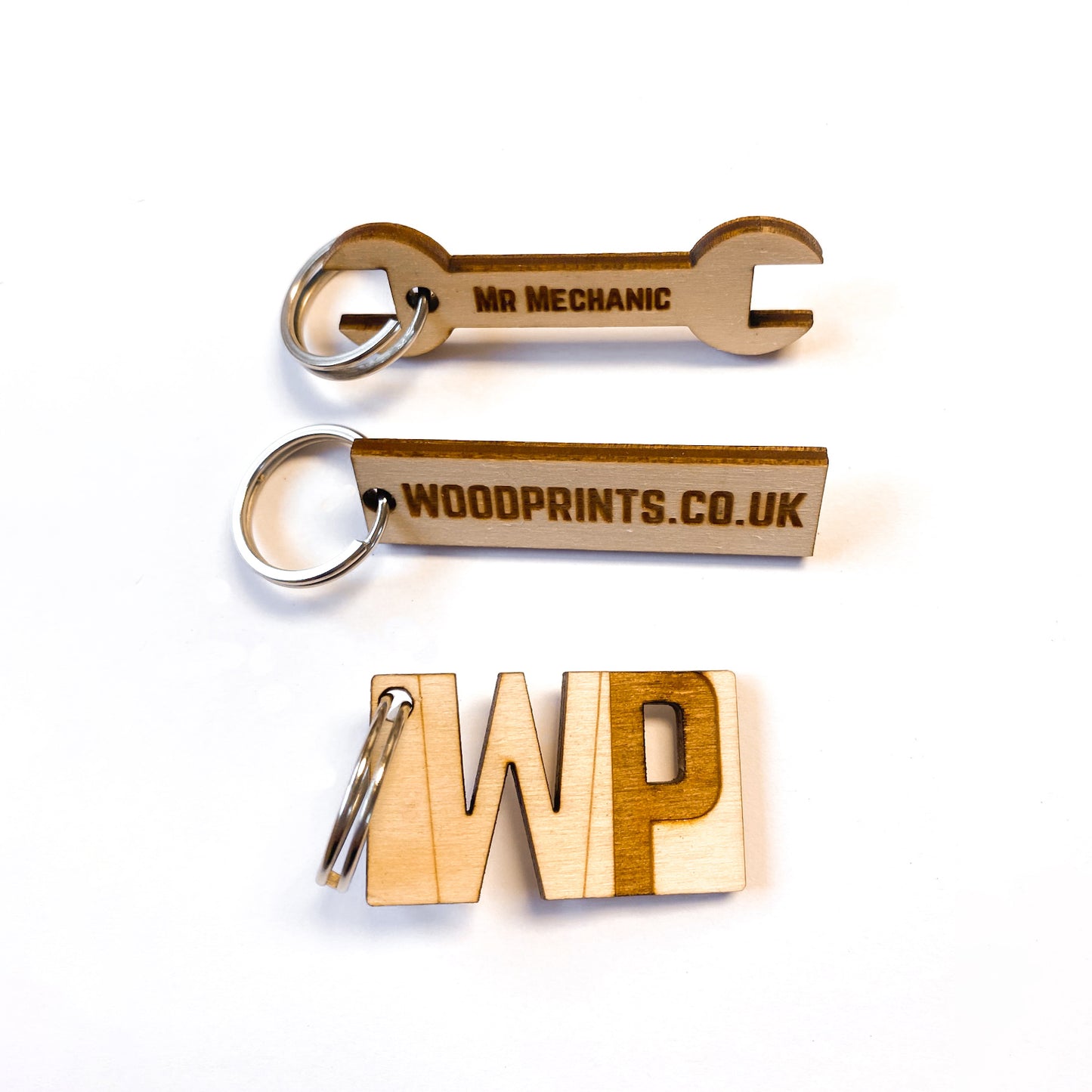 Custom Wooden Keyrings