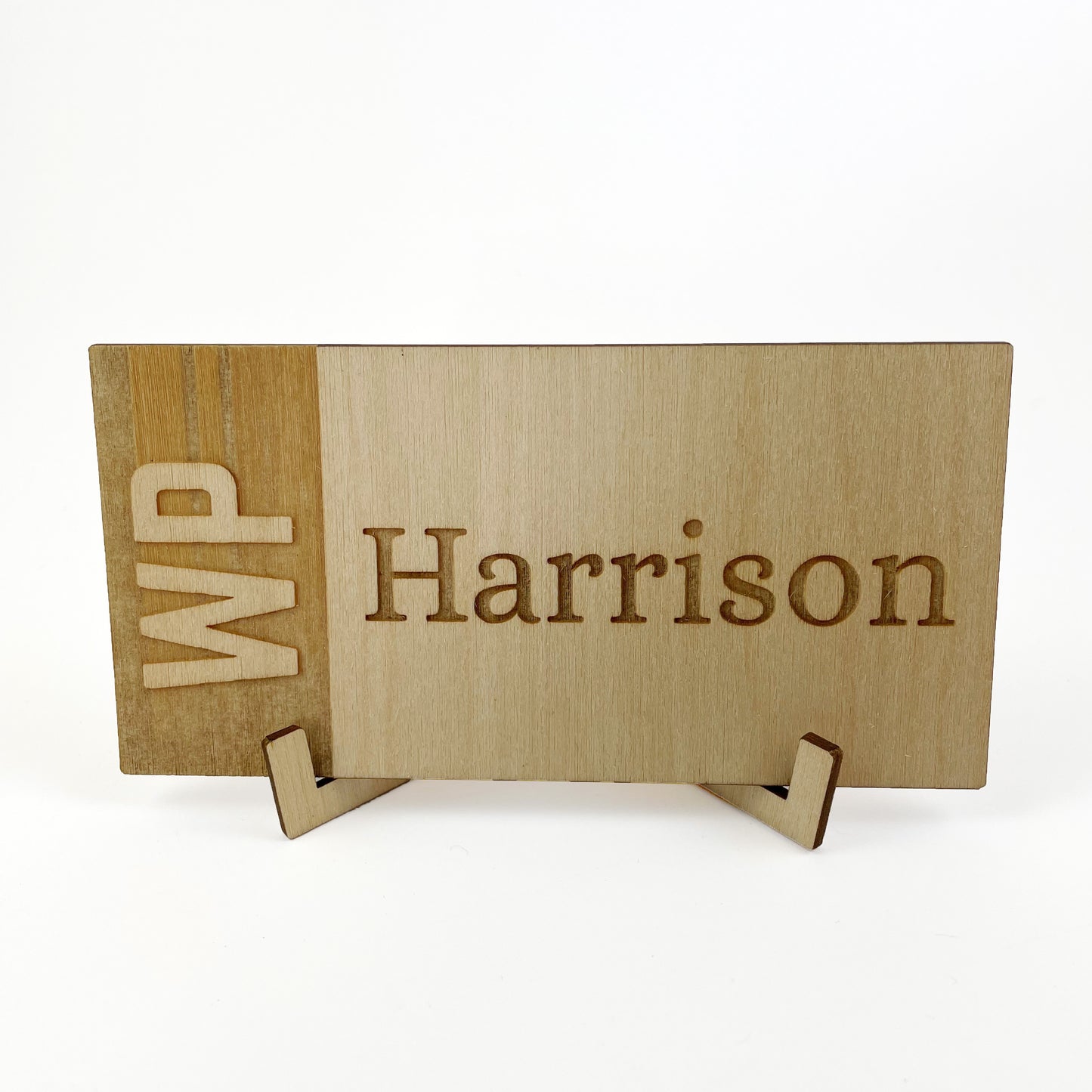 Custom Wooden Name Desk Signs