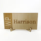 Custom Wooden Name Desk Signs